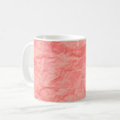 Nahe, rosa Falte mit Papier p Kaffeetasse (Vorderseite Links)