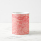 Nahe, rosa Falte mit Papier p Kaffeetasse (Mittel)