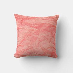 Nahe, rosa Falte mit Papier p Kissen