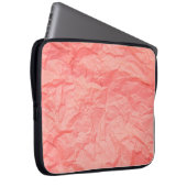 Nahe, rosa Falte mit Papier p Laptopschutzhülle (Vorne Rechts)