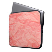 Nahe, rosa Falte mit Papier p Laptopschutzhülle (Vorderseite Links)