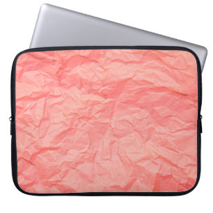 Nahe, rosa Falte mit Papier p Laptopschutzhülle
