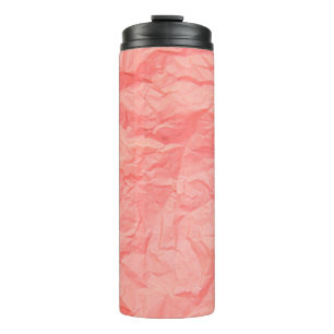 Nahe, rosa Falte mit Papier p Thermosbecher