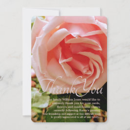 Nahe Rose Rosa Rose Dankeschön Karte