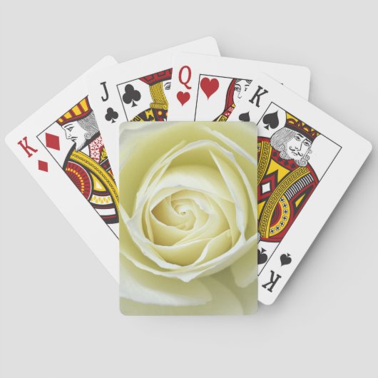 Nahe Rosendetails Spielkarten (Rückseite)