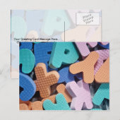 Nahe Schaumbriefe für Kinder Postkarte (Vorne/Hinten)