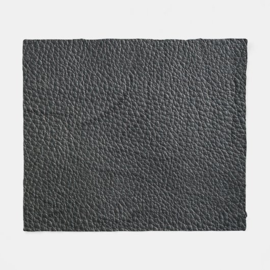Nahe schwarze Ledertextur und Hintergrund Fleecedecke (Vorderseite (Horizontal))