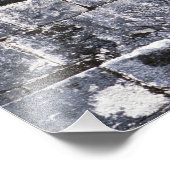 Nahe Steine machen einen alten Maya Fotodruck (Ecke)