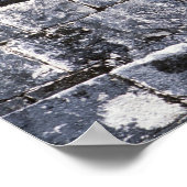 Nahe Steine machen einen alten Maya Poster (Ecke)