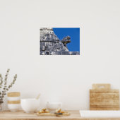 Nahe Steine machen einen alten Maya Poster (Küche)