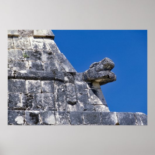 Nahe Steine machen einen alten Maya Poster (Vorne)