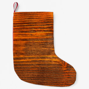 Nahe Struktur des alten Holzbodens, Teil des Kleiner Weihnachtsstrumpf