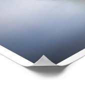 Nahe Tablette und weiße Katze Poster (Ecke)