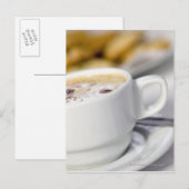 Nahe Tasse Kaffee Postkarte (Vorne/Hinten)