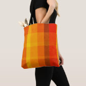 nahe Textur mit kariertem Tuch  Tasche (Von Nahem)