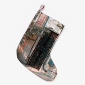 NAHE TÜR FÜR DIE SICHERHEIT DER EISEN KLEINER WEIHNACHTSSTRUMPF (Vorderansicht (hängend))