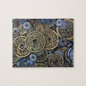 Nahe vietnamesische Münzen Puzzle (Horizontal)