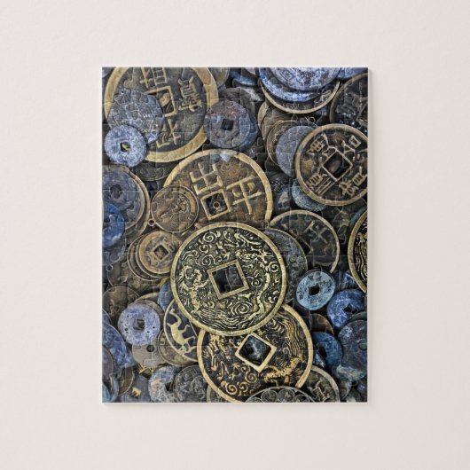 Nahe vietnamesische Münzen Puzzle (Vertikal)