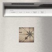 Nahe Windstärke Rose auf antiker Karte Magnet (In Situ (Geschirrspüler))