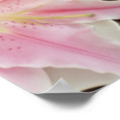 Nahe Zufuhr von weiblichen Füßen mit Wellness-Cent Poster (Ecke)