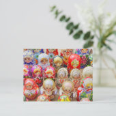 Nahe Zusammenstellung traditioneller russischer ve Postkarte (Stehend Vorderseite)