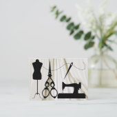 Nähen 1A / Mode / Seamstress Visitenkarte (Stehend Vorderseite)