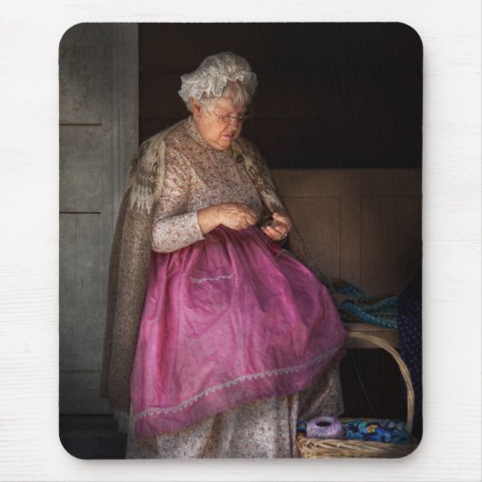 Nähen - Band - Grannys Hobby Mousepad (Vorne)