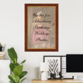 Nähen - Band - Grannys Hobby Poster (Heimbüro)