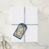 Nähen/Beenden der Visitenkarte Geschenkanhänger (Mit Garn)