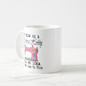 Nähen begann als armloser Hobby Kaffeetasse (Vorderseite Links)