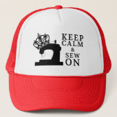 Nähen ・ Behalten, ruhiges Nähen auf Handwerksbetri Truckerkappe (Vorderseite)