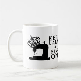 Nähen • Behalten Sie Ruhe, an zu nähen • Handwerk Zweifarbige Tasse