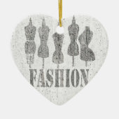 Nähen Beruflicher Vintager Schneiderkleid Stylist Keramikornament (Vorne)