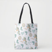Nähen bestickte Blume Needlepoint Monogramm Tasche (Vorderseite)