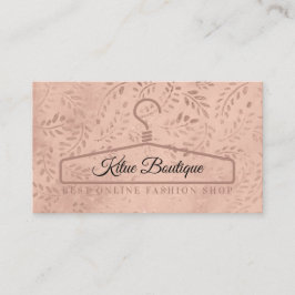 Nähen Botanischer Boho Hanger Visitenkarte