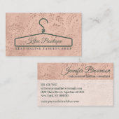 Nähen Botanischer Mädchenbügel Visitenkarte (Vorne/Hinten)