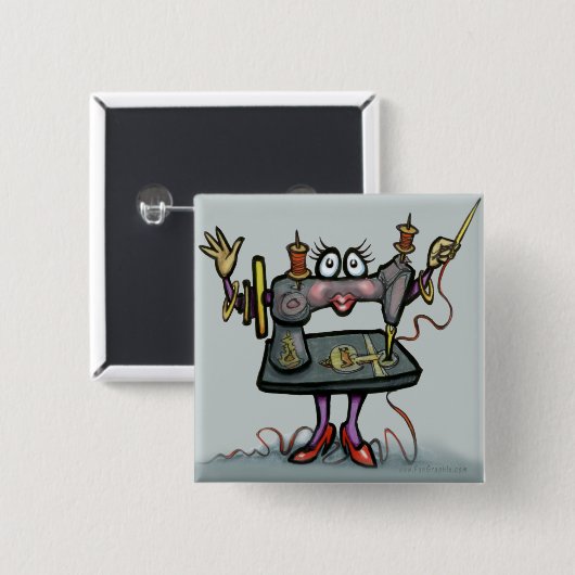 Nähen Button (Vorne & Hinten)