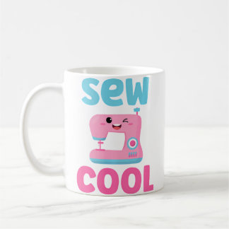 Nähen Cool Cute Kawaii Nähmaschine Lustiger Pun Qu Kaffeetasse