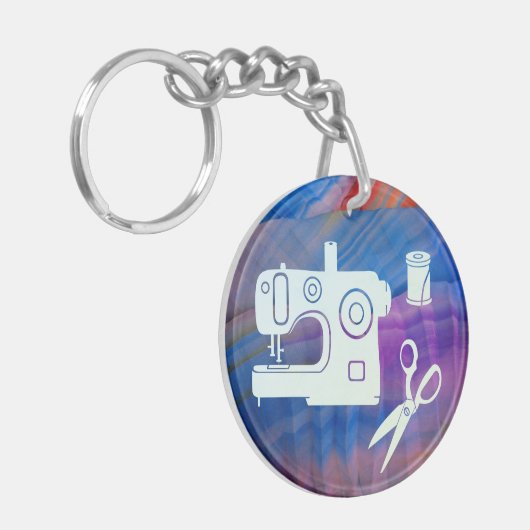 Nähen/Crafting Schlüsselanhänger (Vorderseite links)