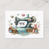 Nähen, Crochet, Quilt-Visitenkarte Visitenkarte (Vorderseite)