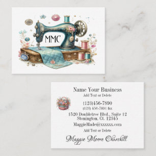 Nähen, Crochet, Quilt-Visitenkarte Visitenkarte