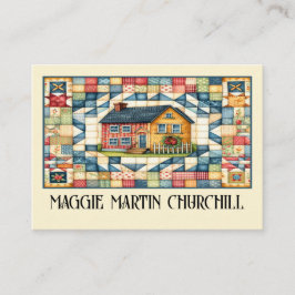 Nähen, Crochet, Quilt-Visitenkarte Visitenkarte