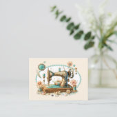 Nähen, Crochet, Quiltieren der Visitenkarte (Stehend Vorderseite)