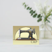 Nähen der Business Card des Seamstress Designers Telefonnummerkarte (Stehend Vorderseite)