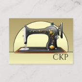 Nähen der Business Card des Seamstress Designers Telefonnummerkarte (Vorderseite)