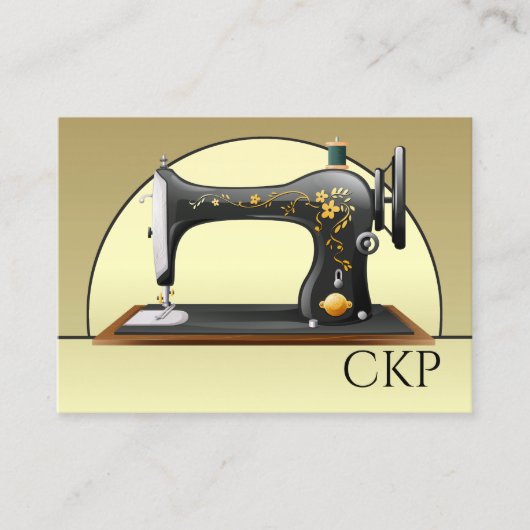 Nähen der Business Card des Seamstress Designers Telefonnummerkarte (Vorderseite)