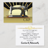 Nähen der Business Card des Seamstress Designers Telefonnummerkarte (Vorne/Hinten)