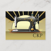 Nähen der Business Card des Seamstress Designers Telefonnummerkarte (Vorderseite)