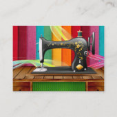 Nähen der Business Card des Seamstress Designers Telefonnummerkarte (Vorderseite)