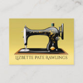 Nähen der Business Card des Seamstress Designers Telefonnummerkarte (Vorderseite)